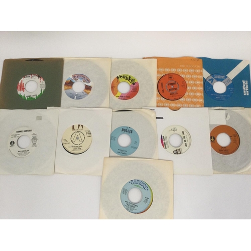 309 - A collection of rockabilly and rock n roll 7inch singles including some promos.