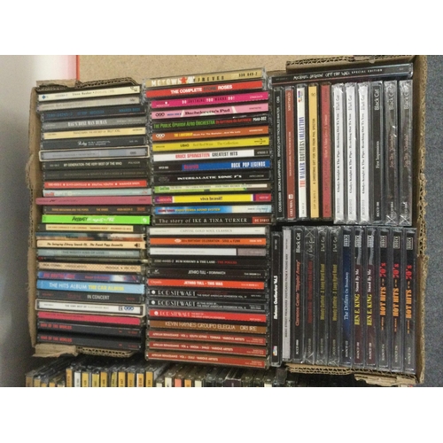 316 - Three boxes of CDs by various artists.