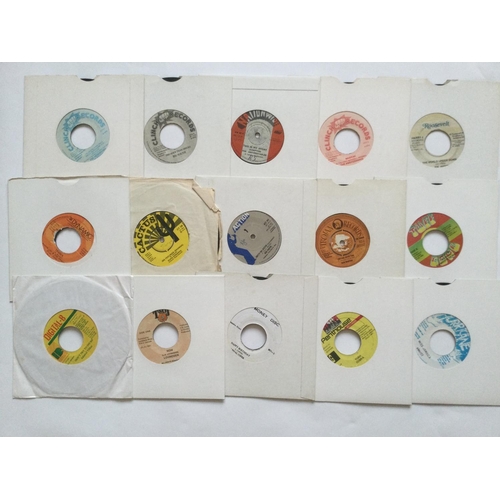 329 - A collection of approx 50 reggae 7inch singles including Jamaican pressings. Artists include Steel P... 