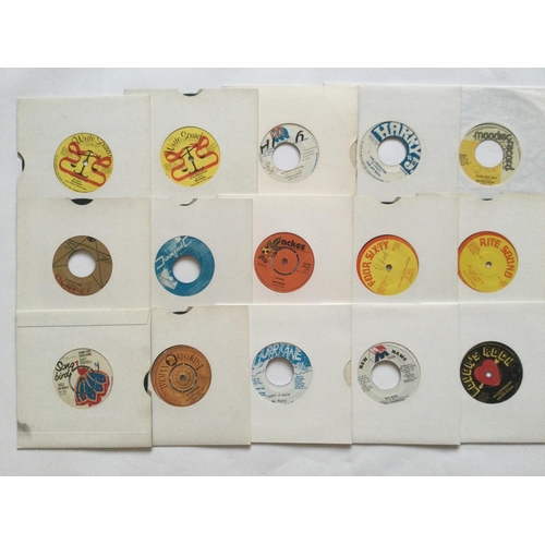 333 - A collection of approx 50 reggae 7inch singles including Jamaican pressings. Artists include Derrick... 