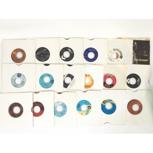 338 - A collection of over 50 soul, funk and disco 7inch singles. Artists include James Brown, Nina Simone... 