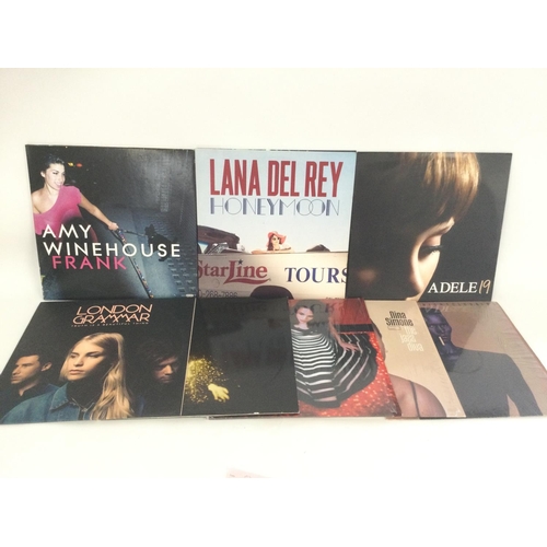 339 - Eight 180g LPs by various artists comprising Adele, Amy Winehouse, London Grammar, Lana Del Ray and ... 