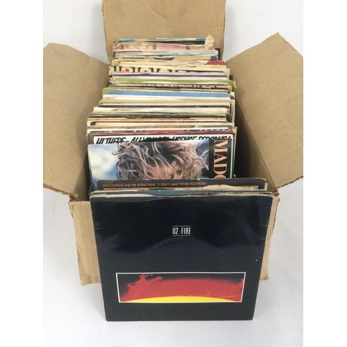 352 - A box of 7inch singles by various artists from the 1960s onwards.