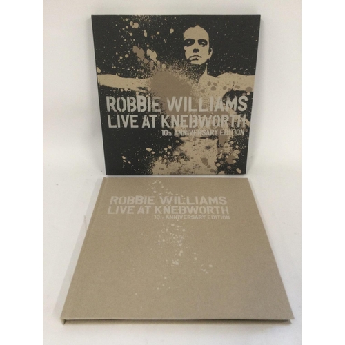 359 - A Robbie Williams 'Live At Knebworth' 10th anniversary edition 5CD box set.