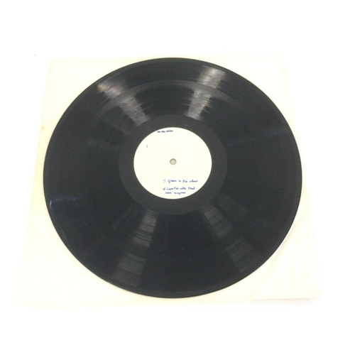 378 - A Pink Floyd white label 12inch disc.