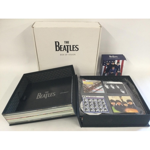 384 - A Beatles 'Box Of Vision' multi CD box set and The Beatles US Albums CD box set (2).