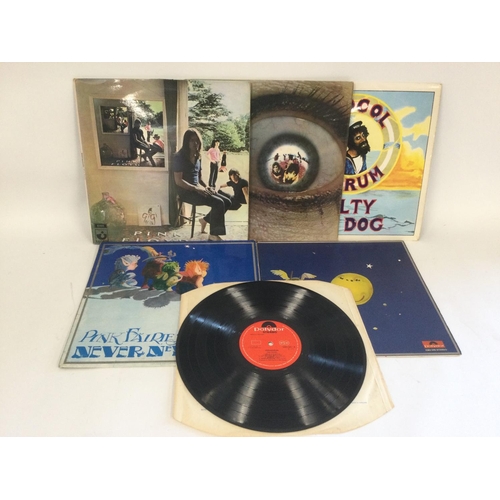 389 - Four 1960s/70s psychedelic rock LPs comprising 'Never Neverland' by Pink Fairies, 'Ummagumma' by Pin... 