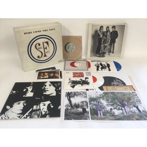 396 - A Small Faces 'Here Come The Nice' coloured vinyl and multi CD box set complete with all inserts tog... 