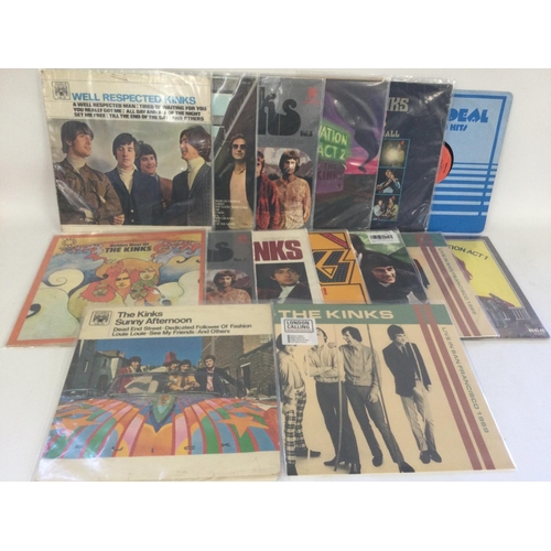 408 - Thirteen Kinks compilation LPs and a 12inch single of Lola.