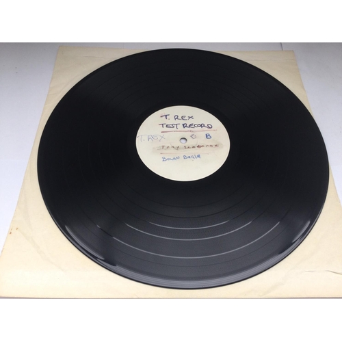 41 - A white label test pressing for the T Rex LP 'Bolan Boogie'.