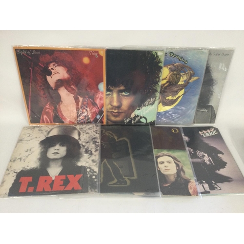 426 - Eight T Rex LPs comprising 'Electric Warrior', 'The Slider', the self titled album and others includ... 