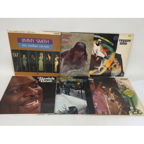 436 - Sixteen soul, funk, jazz and reggae LPs by various artists including Jimmy Smith, Sly & The Family S... 