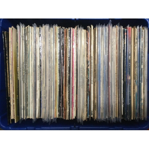 438 - Two boxes of LPs by various artists including Marvin Gaye, U2, The Beach Boys and many more.