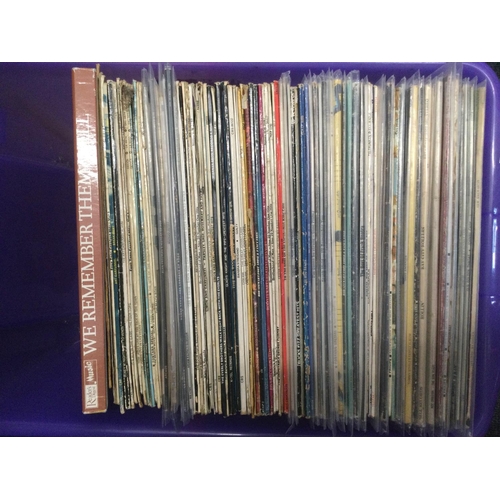 438 - Two boxes of LPs by various artists including Marvin Gaye, U2, The Beach Boys and many more.