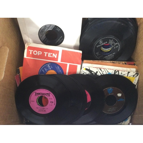 455 - A collection of 7inch singles by various artists from the 1960s onwards.