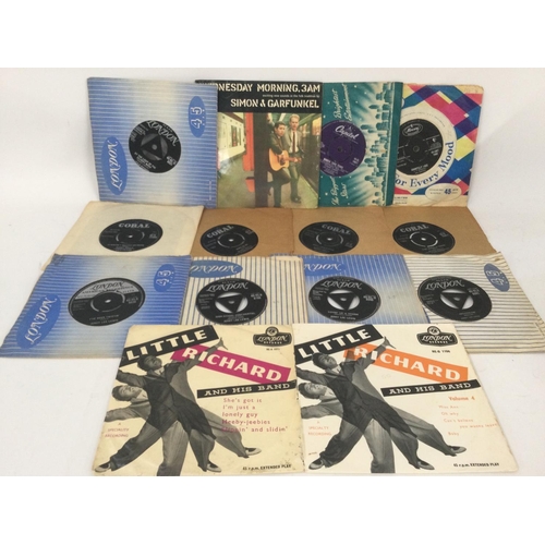 462 - A collection of mainly rock n roll LPs, 7inch singles and EPs by various artists including Little Ri... 