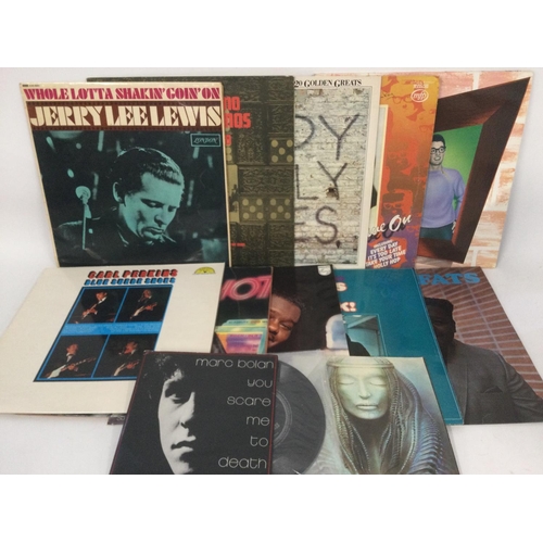 462 - A collection of mainly rock n roll LPs, 7inch singles and EPs by various artists including Little Ri... 