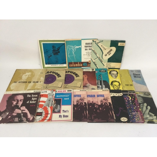 467 - A collection of jazz 7inch singles and EPs.