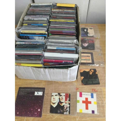 491 - Three boxes of CDs by various artists including some 3