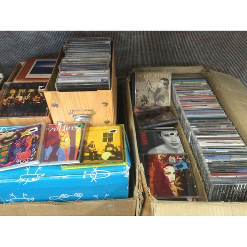 491 - Three boxes of CDs by various artists including some 3