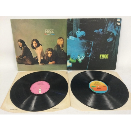 529 - Two LPs by Free comprising a first UK pressing of 'Fire And Water', feelable scratch on side one, tr... 