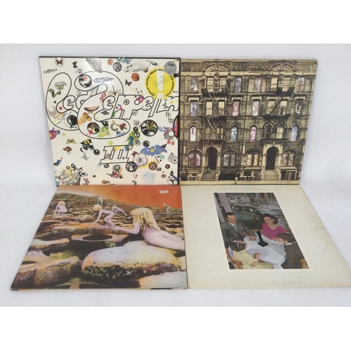 532 - Four Led Zeppelin LPs comprising 'Led Zep III', 'Physical Graffiti', 'Houses Of The Holy' and 'Prese... 