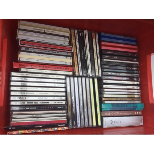 58 - A collection of CDs by various artists including The Beatles, Kuka Shaker, Rory Gallagher and others... 