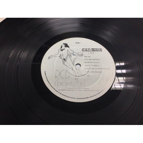 6 - A rare private pressing from 1973 of the 'One' LP by Cirkus, RCB1. Vinyl Ex, sleeve VG.