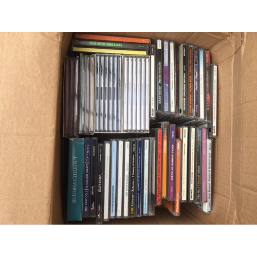 94 - A large collection of CDs in seven boxes by various artists including Public Service Broadcasting, G... 