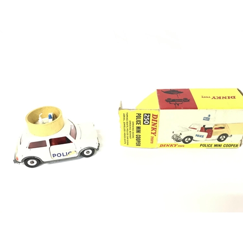 A Boxed Dinky Police Mini Cooper #250.