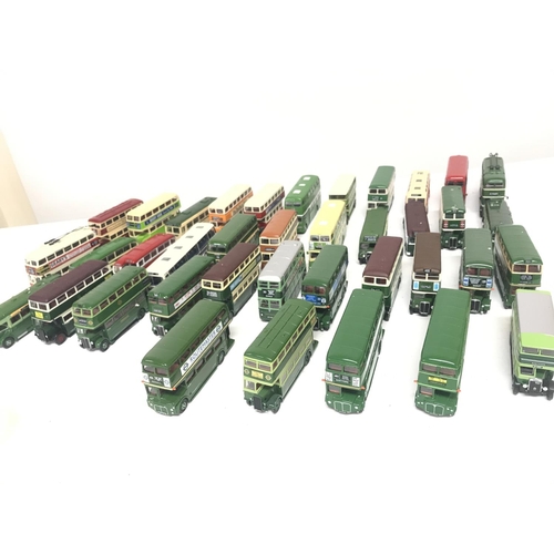 192 - 2 X Boxes Containing Loose Diecast Buses and Coaches including EFE and Corgi.(2)