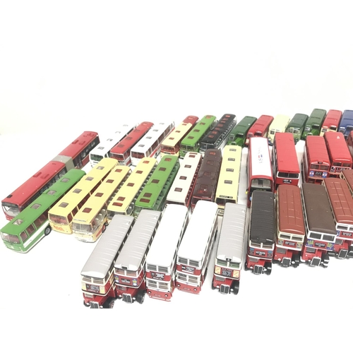 192 - 2 X Boxes Containing Loose Diecast Buses and Coaches including EFE and Corgi.(2)