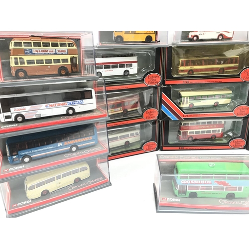 221 - A Box Containing a Collection of Boxed Exclusive First Editions and Corgi Original Omnibus.