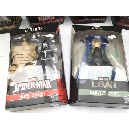 253 - A Collection of Boxed Marvel Legends Figures.