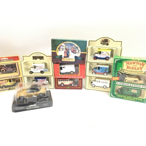271 - A Box Containing Carded New-Ray Diecast. Lledo Days Gone. And EFEs.