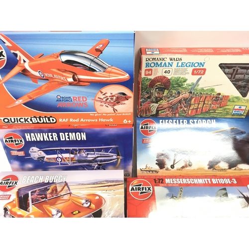 273 - A Collection of Airfix Model Kits Including Aircraft. Etc.
