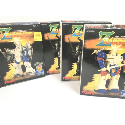 8 X Boxed Tomy Z Knights. Including Kilabyte. Rom. Boot