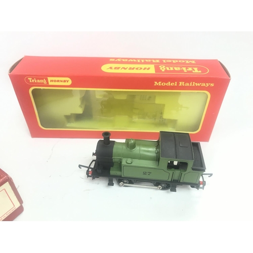 330 - 3 Boxed Hornby. Tri-ang 00 Gauge Locomotives. A 2-6-4 Tank Locomotive B.R. #2218. A Class L1 4-4-0 3... 