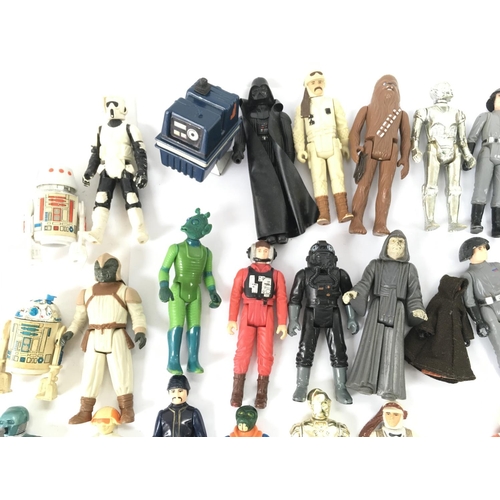 368 - A Collection of Vintage Star Wars Figures. Including 1of the last 17.