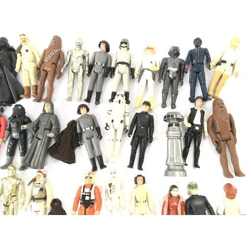 368 - A Collection of Vintage Star Wars Figures. Including 1of the last 17.