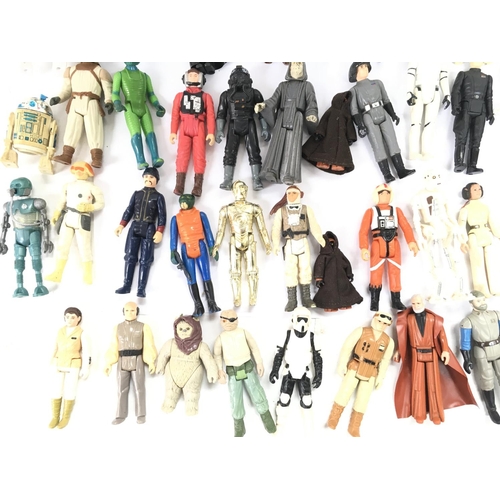 368 - A Collection of Vintage Star Wars Figures. Including 1of the last 17.