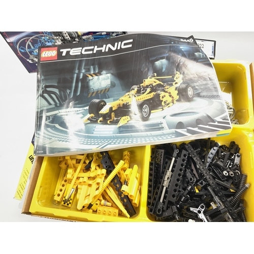 76 - A Collection of 5 Lego Technics Sets including #s8412.8828.8207.8299 and 8445. All have been opened ... 