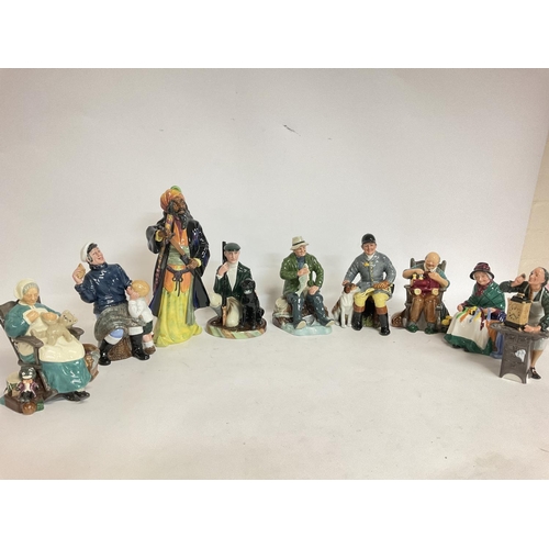 1009 - A collection of Royal Doulton Porcelain figures including Nanny HN2231, Song of the Sea HN2729, The ... 