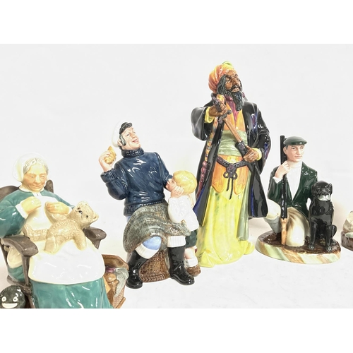 1009 - A collection of Royal Doulton Porcelain figures including Nanny HN2231, Song of the Sea HN2729, The ... 