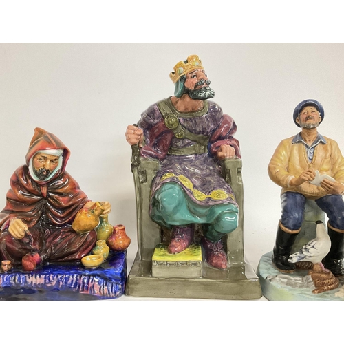 1010 - A collection of Royal Doulton figures including The Pirate King HN 2901, Mendieant HN 1365, The Foam... 