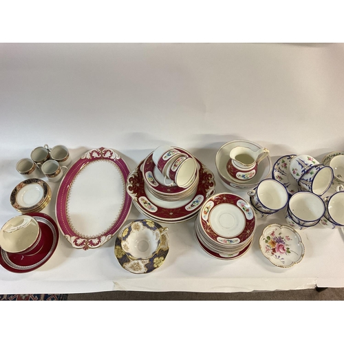 1016 - A collection of various part tea sets. Including royal Albert. Postage D