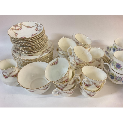 1017 - Collection of various part tea sets including Aynsley - paragon etc. Postage D