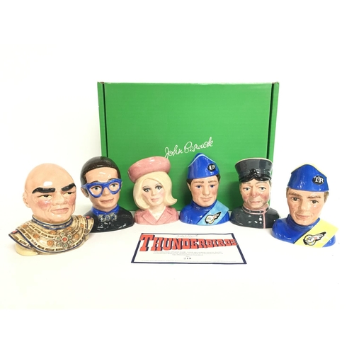 1024 - Boxed John Beswick Thunderbirds limited edition busts. With COA. No obvious damage or restoration. P... 