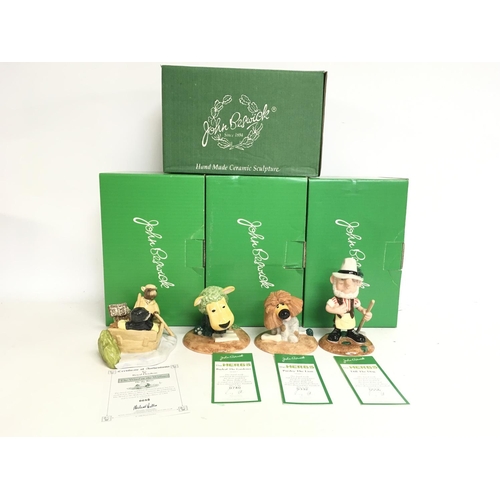 1025 - A boxed collection of John Beswick porcelain limited edition figurines including The Herbs Bayleaf t... 