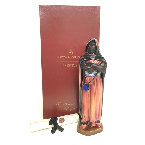 1033 - Boxed Royal Doulton Prestige Limited Edition of 500 The Moor figure HN4646 with COA, no obvious dama... 